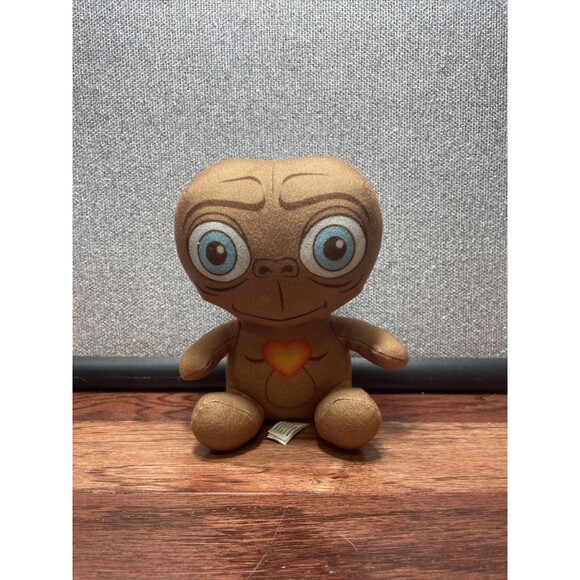 ET Extra Terrestrial Big Head Plush 2018 Toy Factory 9” Stuffed Animal Used A6 - Picture 1 of 3